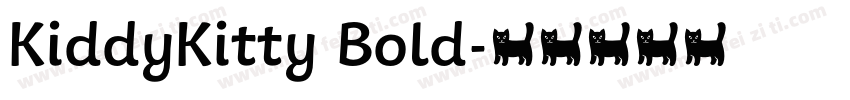 KiddyKitty Bold字体转换